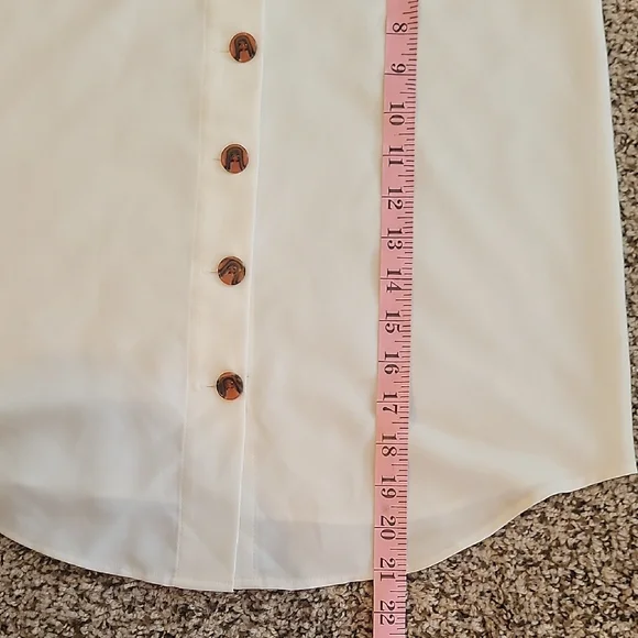LOFT White Top Soze XS - Picture 2 of 6